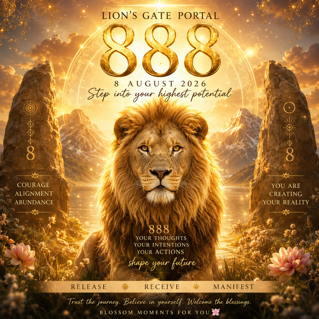 Lion's Gate Portal 2026 – De Kracht van de 888 Frequentie