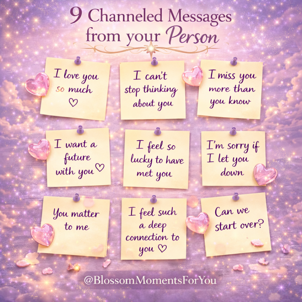 9 Personal channeled messages from your person