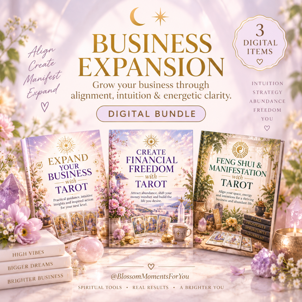 Business expansion financial freedom with tarot by blossom moments for you
