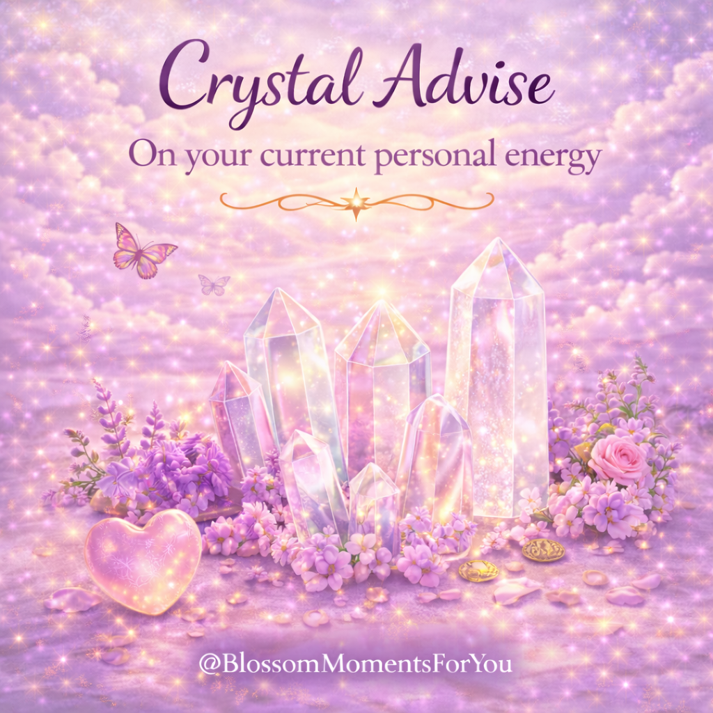 Crystal advise on your current personal energy channeled intuitive advise
