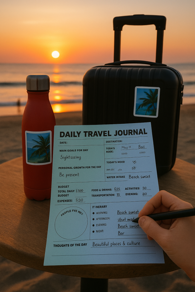 Daily Travel Journal