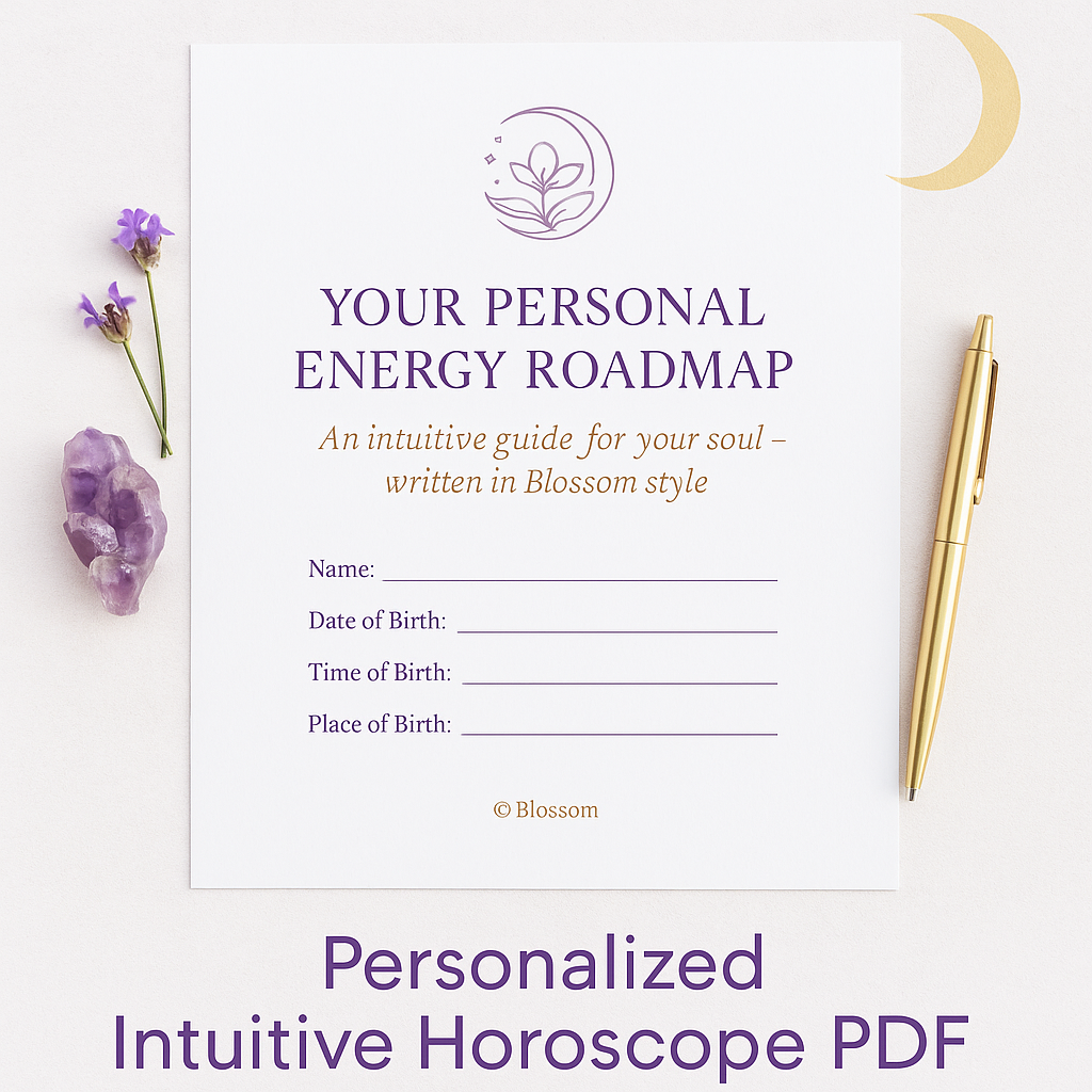 Energy Roadmap your personal guidence based on horoscope