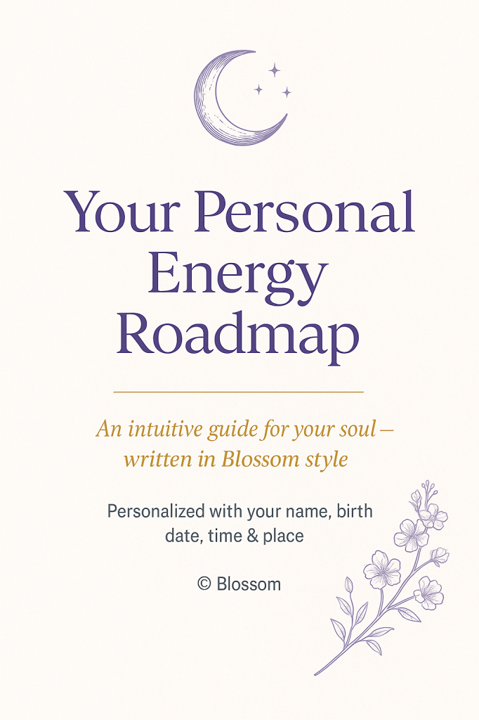 Energy Roadmap your personal guidence based on horoscope