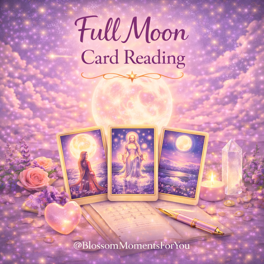 Full Moon Reading Sabine kuvener blossom moments for you