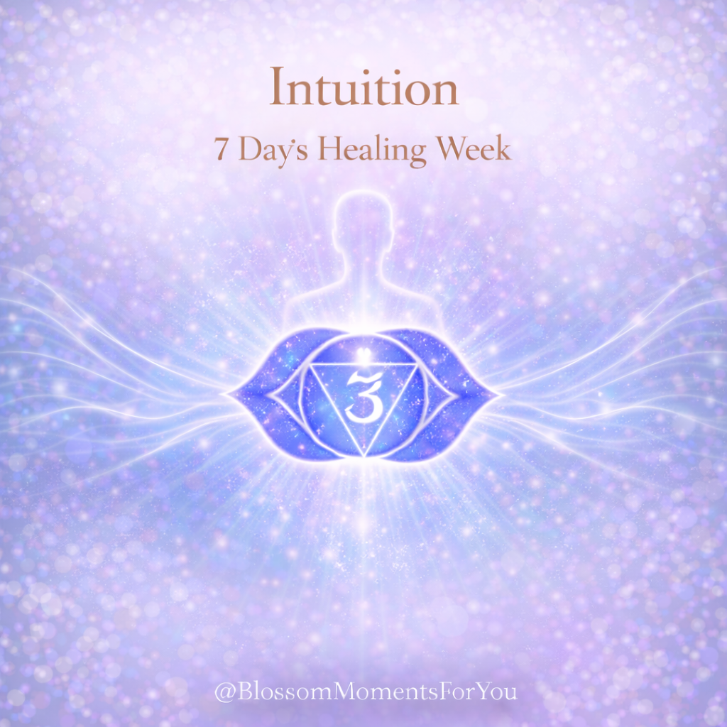 Intuition third eye chakra healing week