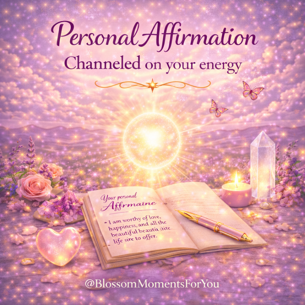 A Personal channeled Affirmation to support your current energy