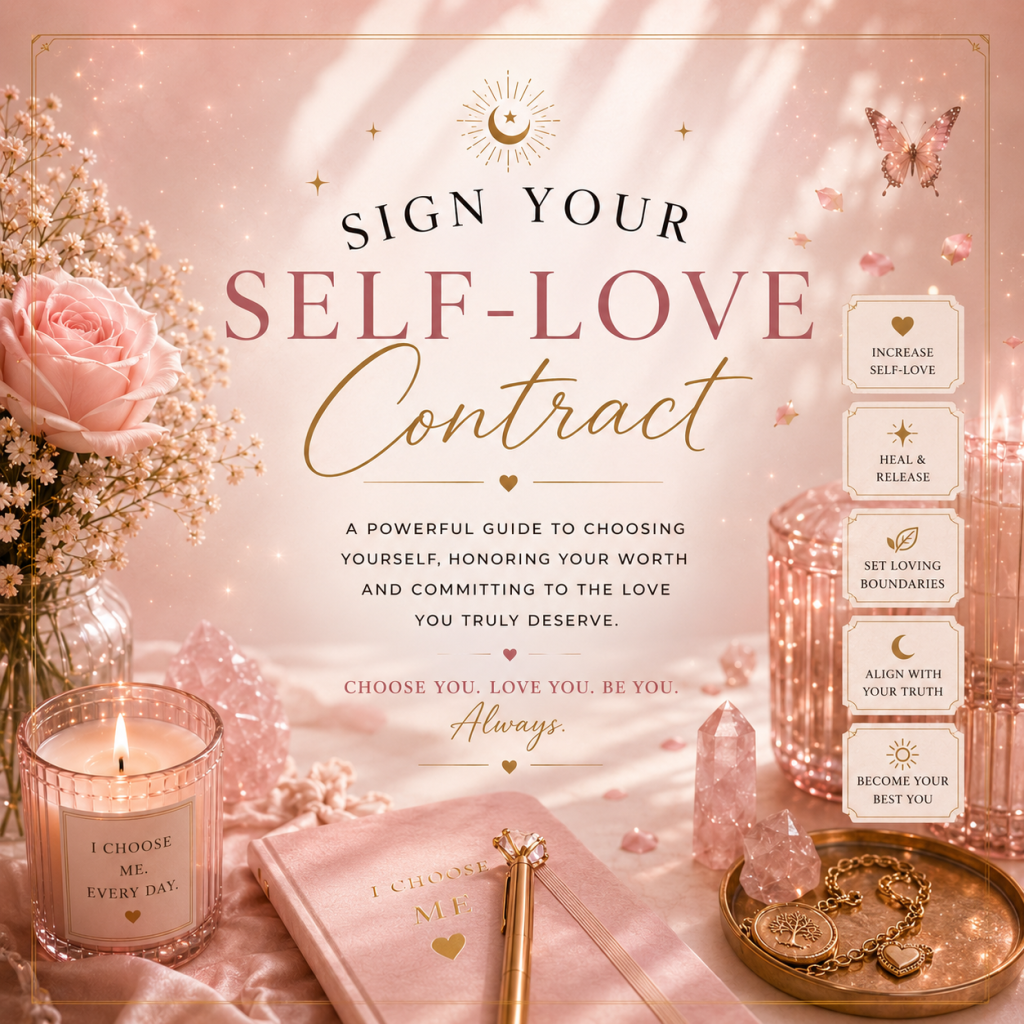 Sign your Self-love contract by Blossom Moments For You