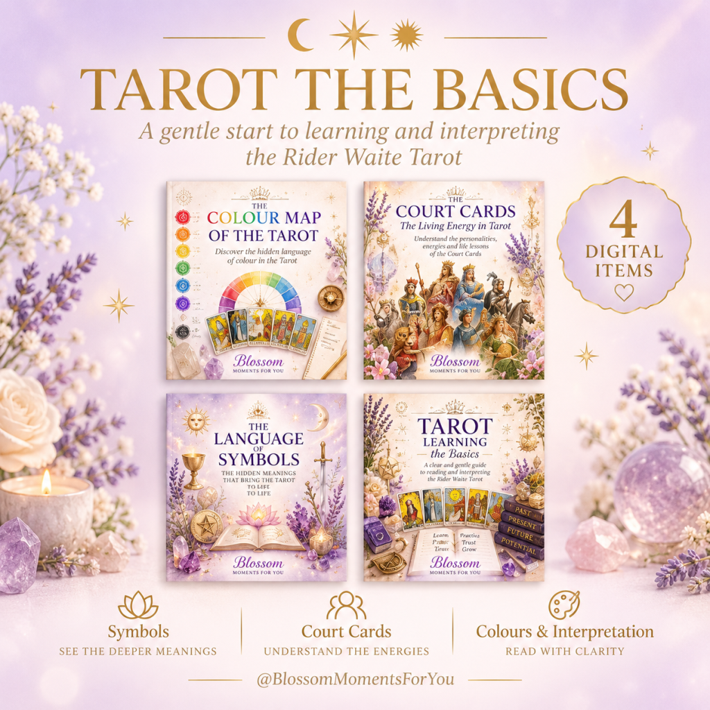 Tarot Basics digital bundle for beginner tarot learning