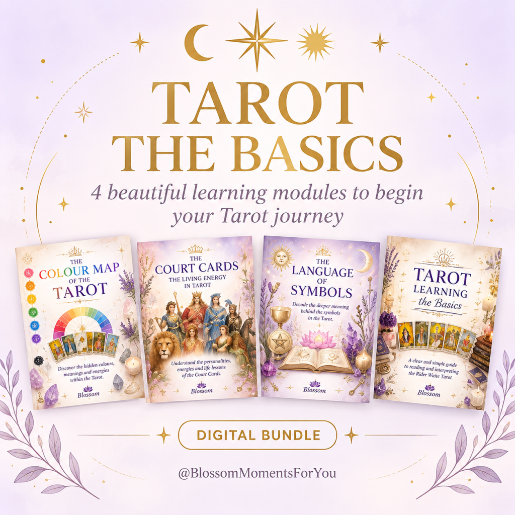 Tarot learn the basics rider waite tarot full course by blossom moments for you