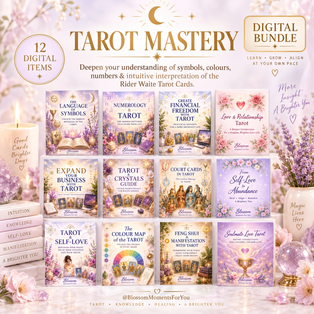 Tarot mastery full rider waite learning course by Blossom moments for you