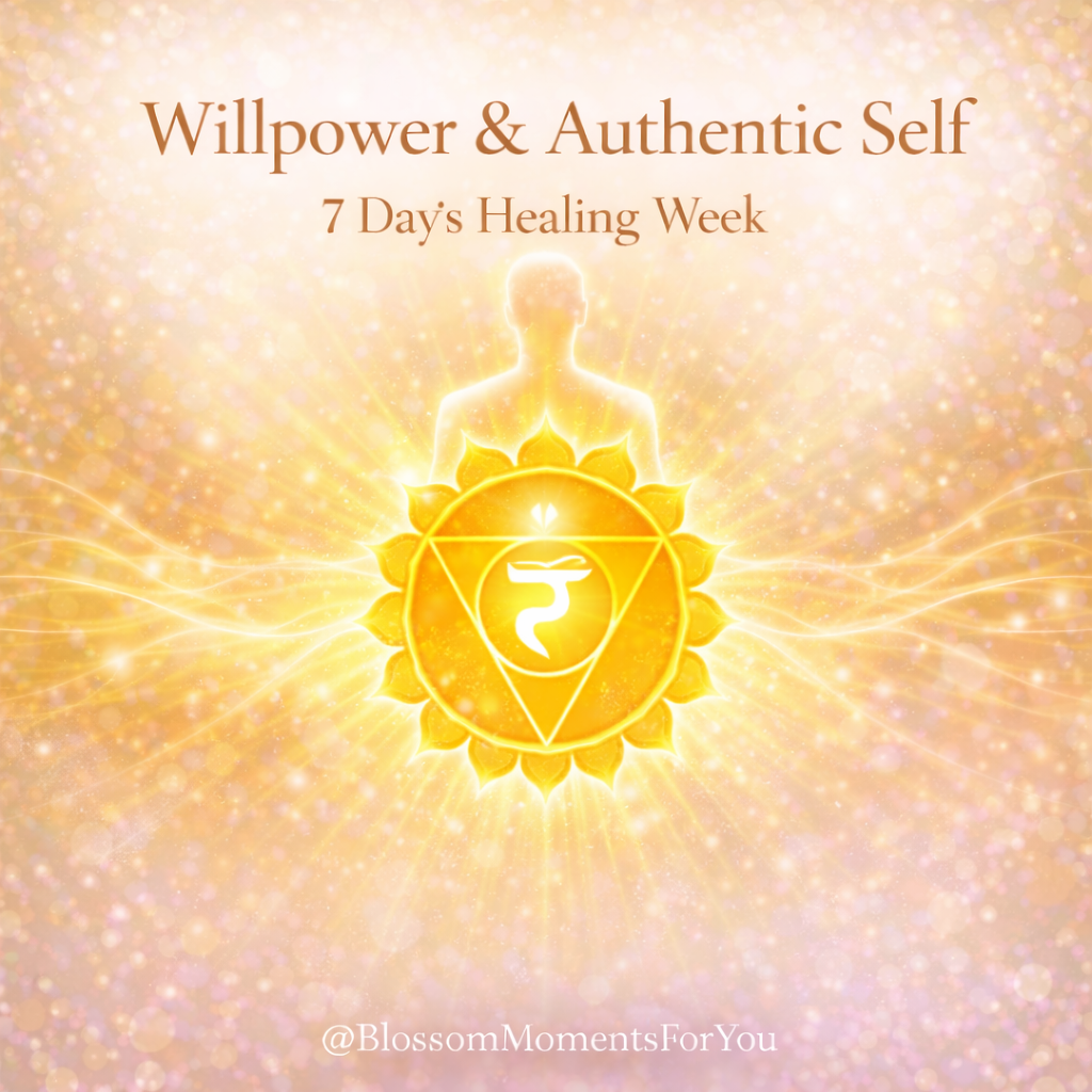 Willpower and Authenticy Solar plexus Healing week