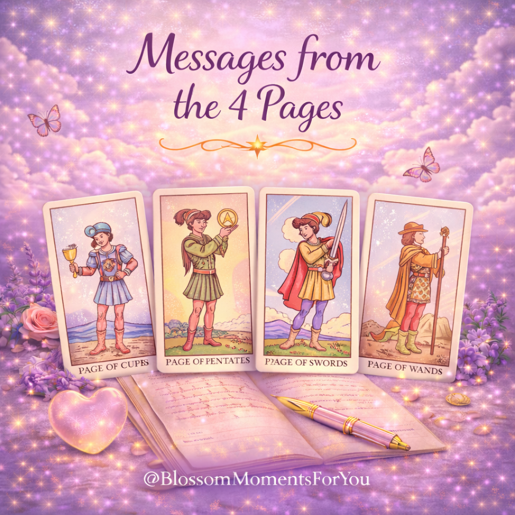 Your Messages from the 4 Pages of Tarot Reading