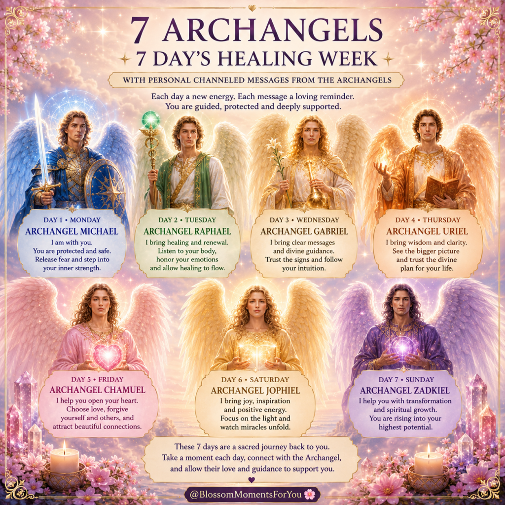 7 Archangels Healing week Sabine Kuvener Blossom