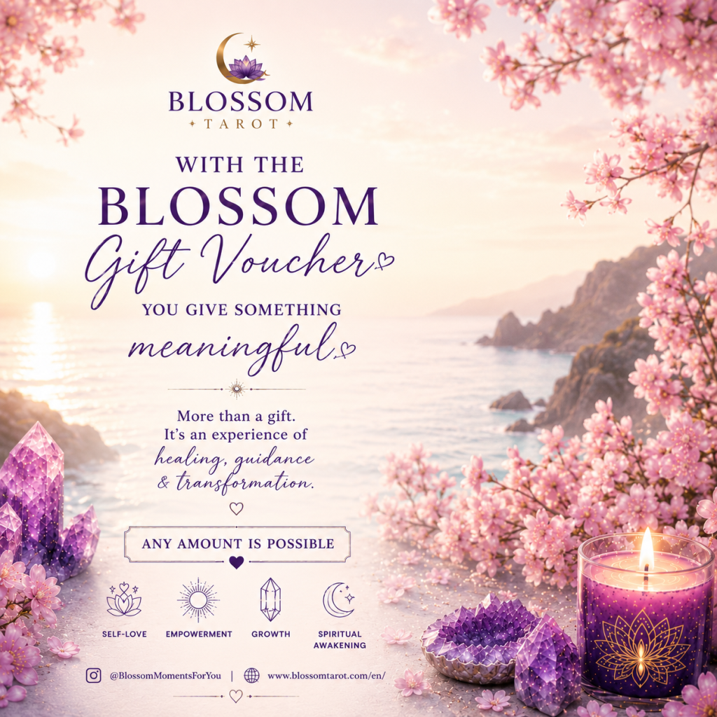 Blossom Gift Voucher a special gift of selflove healing transformation and empowerment