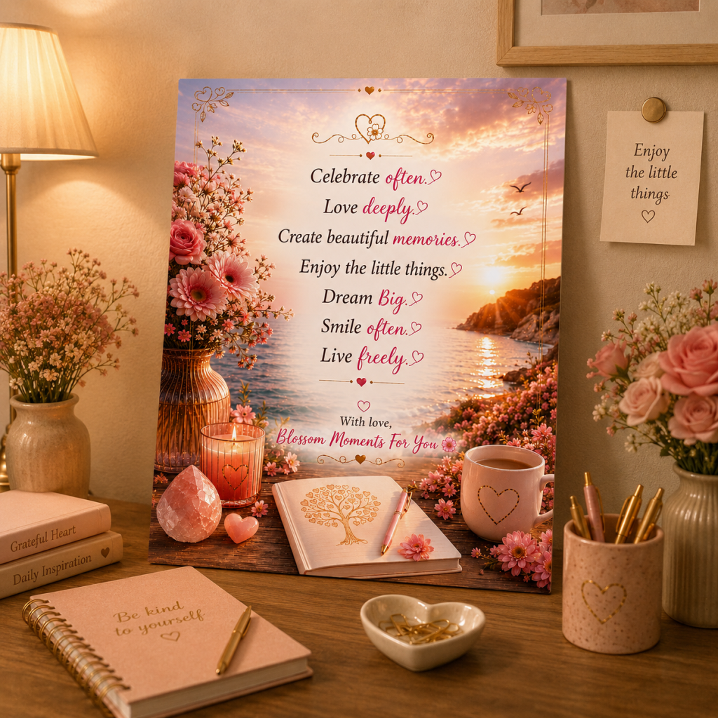 Blossom Moments Birthday calender celebrate the people you love