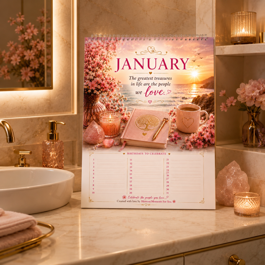Blossom Moments Birthday calender celebrate the people you love