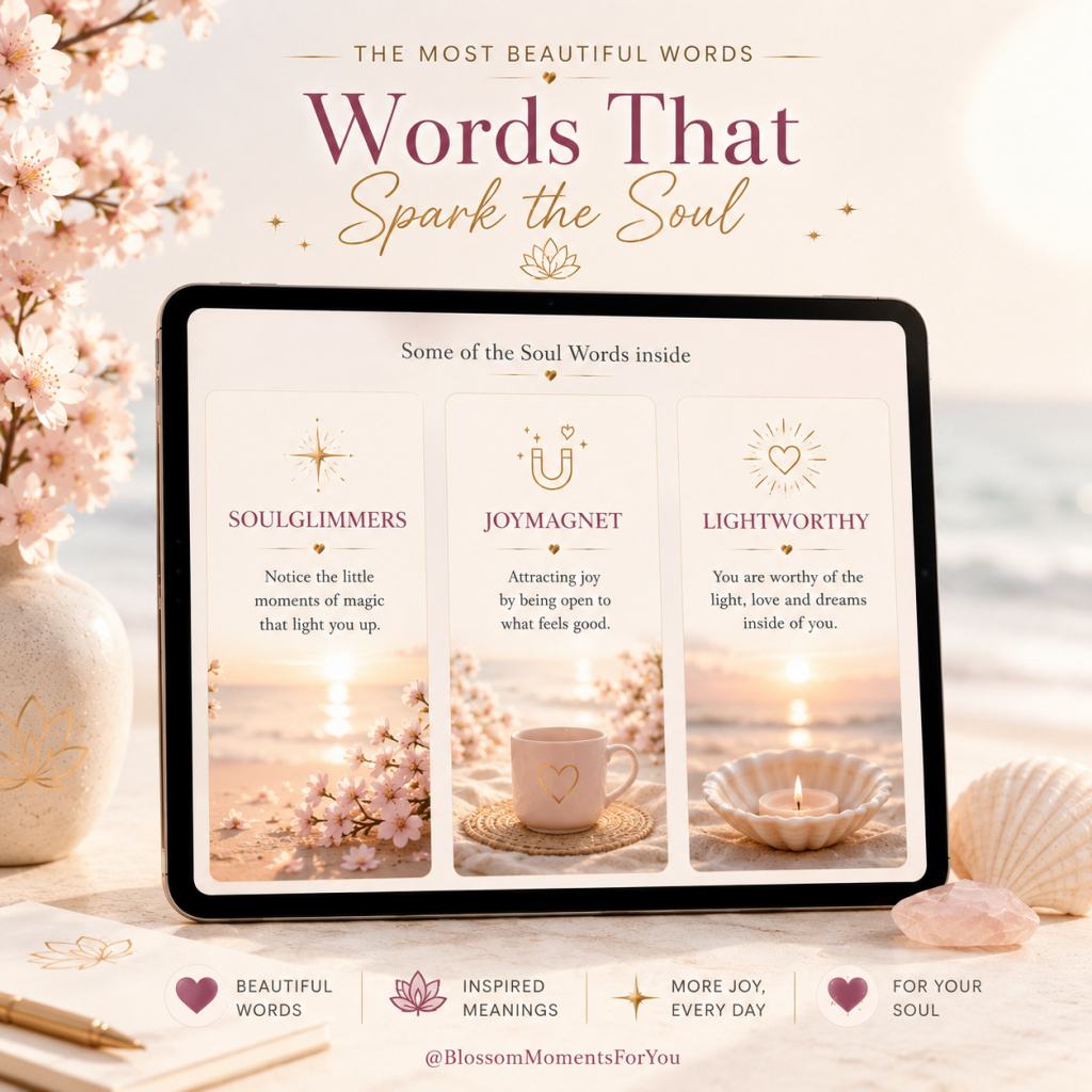 Blossom's Dictionary of the Soul 21 Soulful Words to Inspire Your Heart