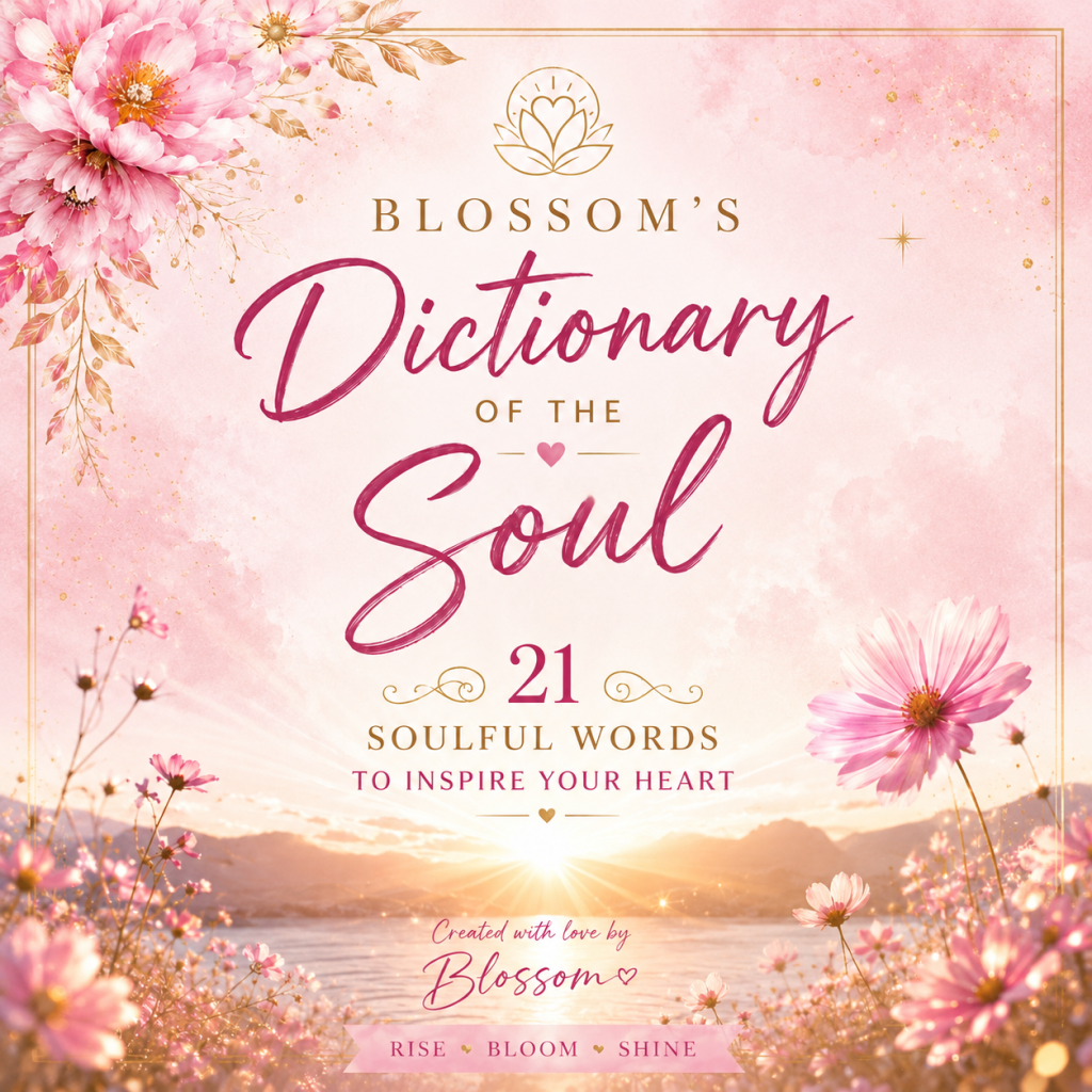 Blossom's Dictionary of the Soul 21 Soulful Words to Inspire Your Heart