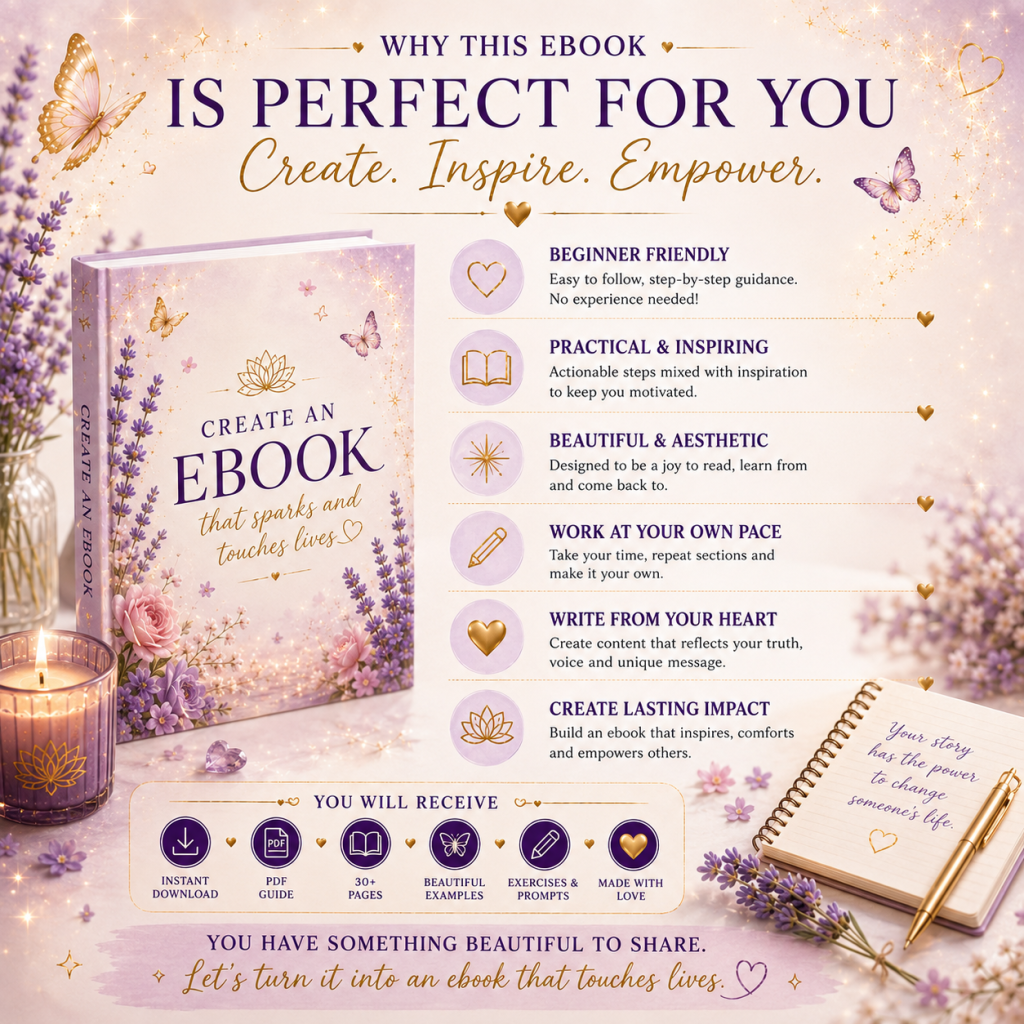 Create an ebook that inspires and touches lives