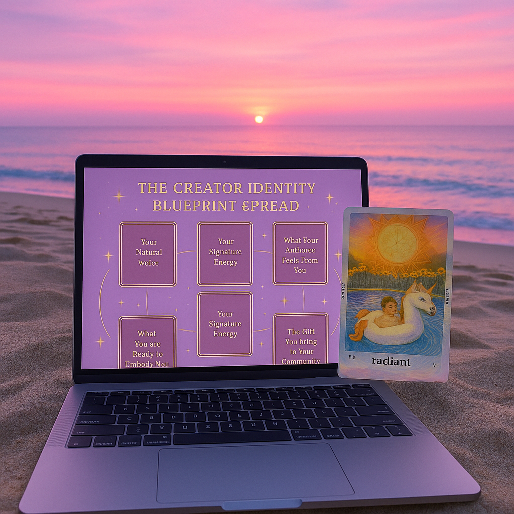 Digital nomads, influencers and content creators and tarot
