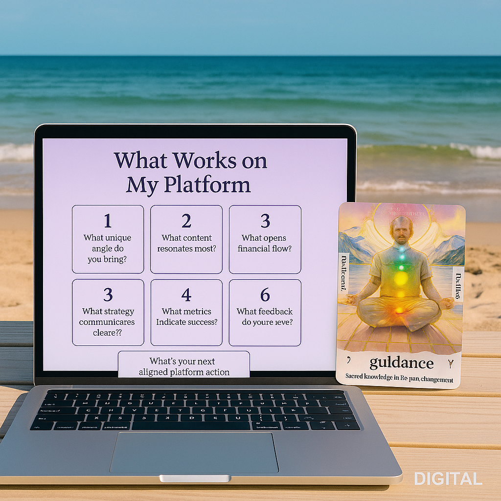 Digital nomads, influencers and content creators and tarot