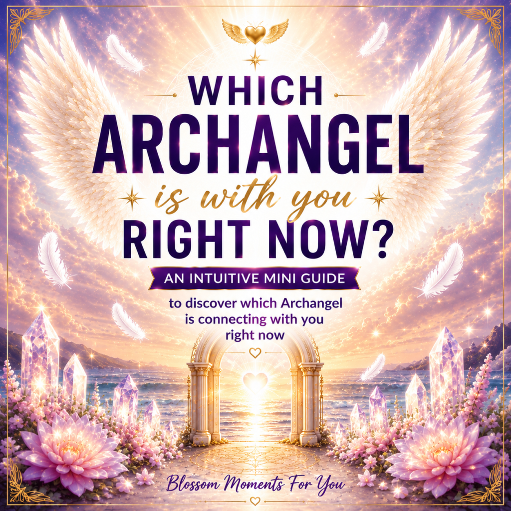 Create your own intuitive angel reading by blossom moments for you