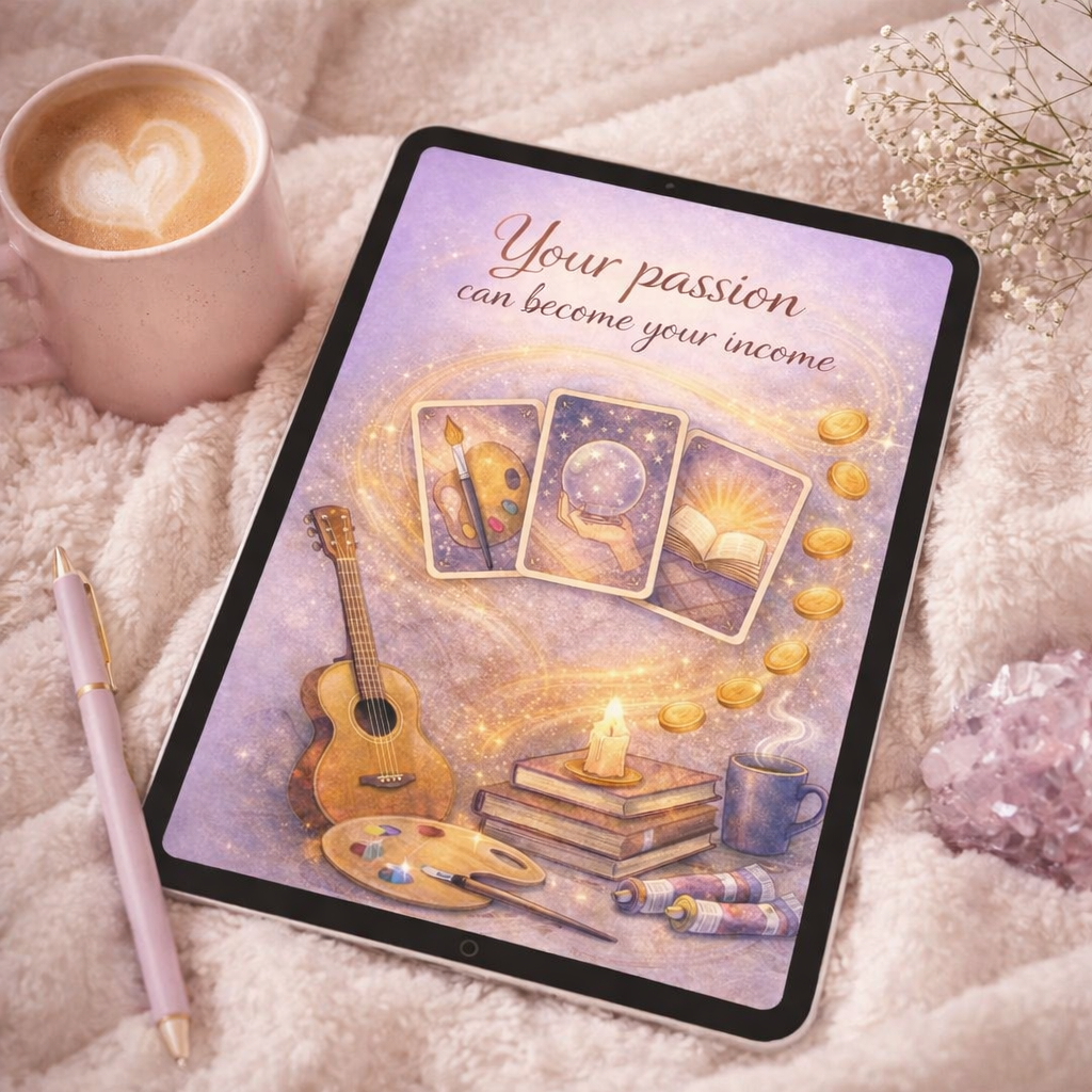 Create Spiritual Visuals with AI and make income by Blossom