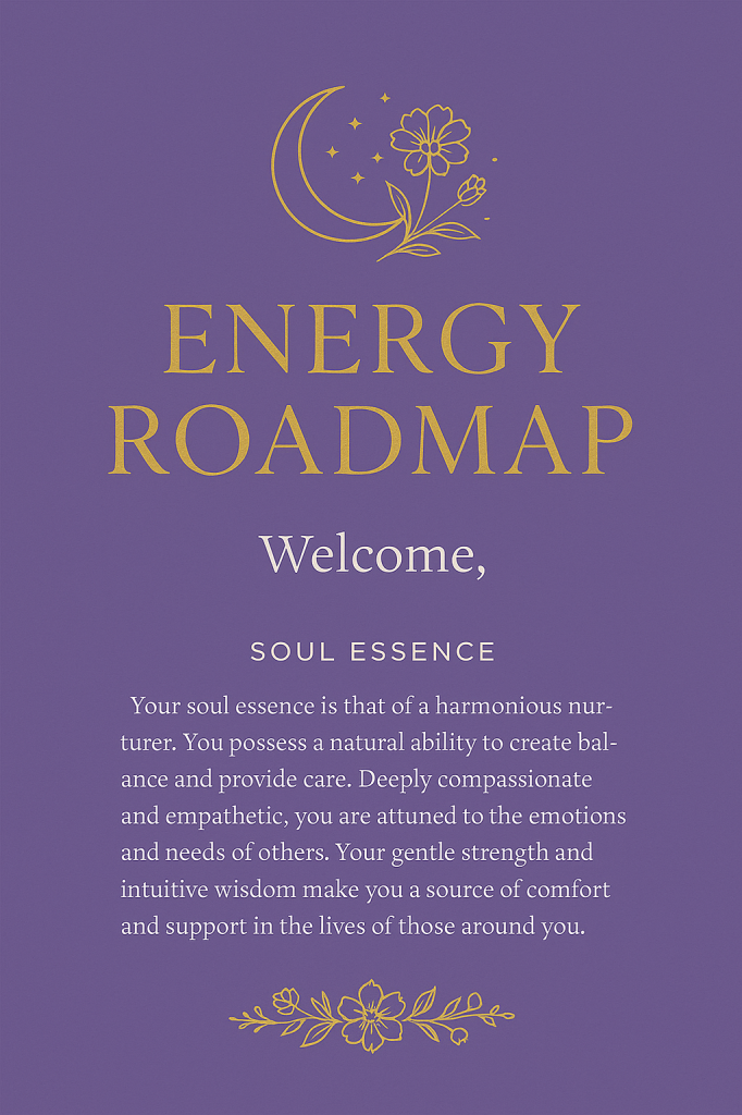 Personolized Energy roadmap by blossom