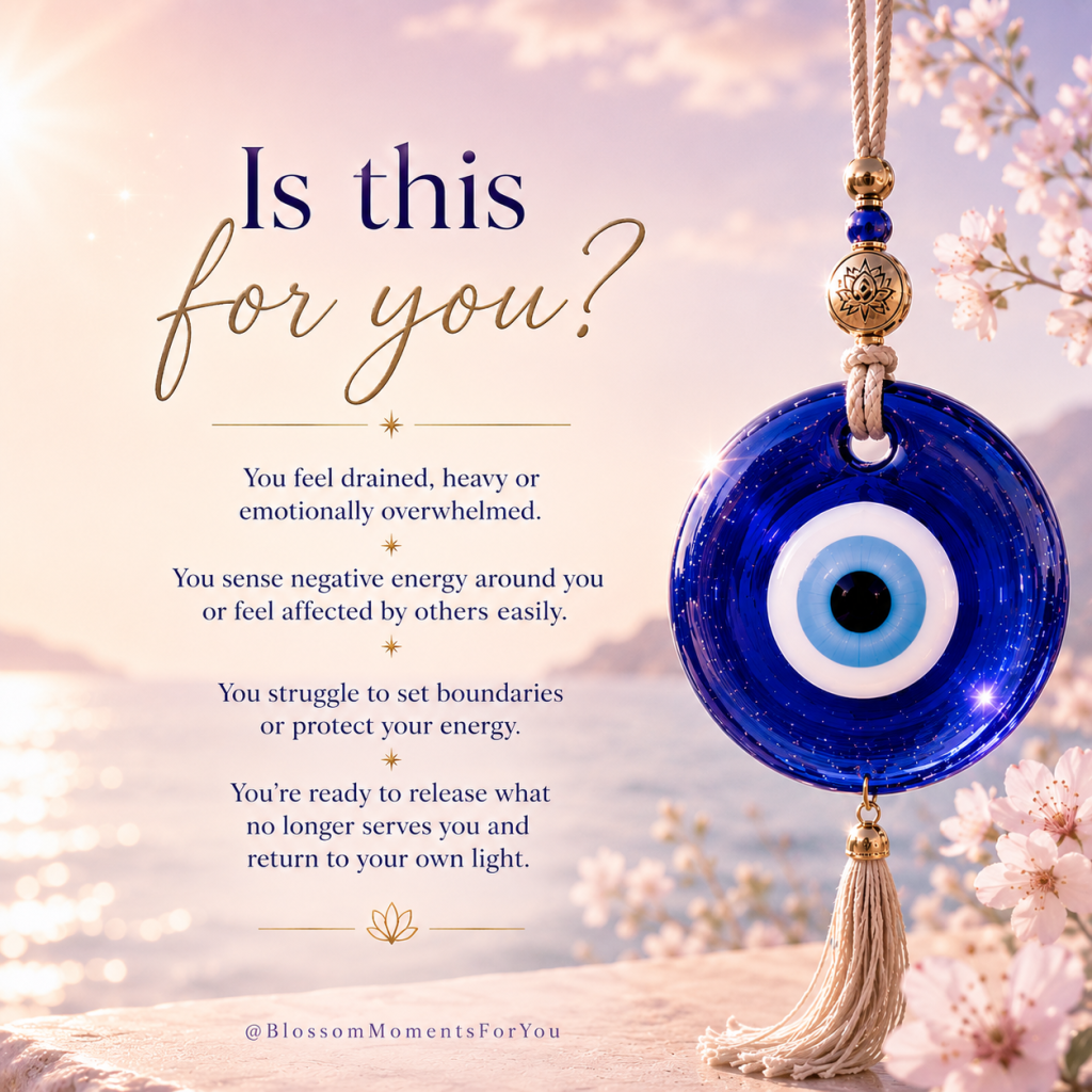 Evil Eye healing week by Sabine Kuvener Blossom Moments For You