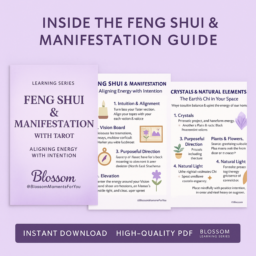 Feng Shui & Manifestation with Tarot Blossom