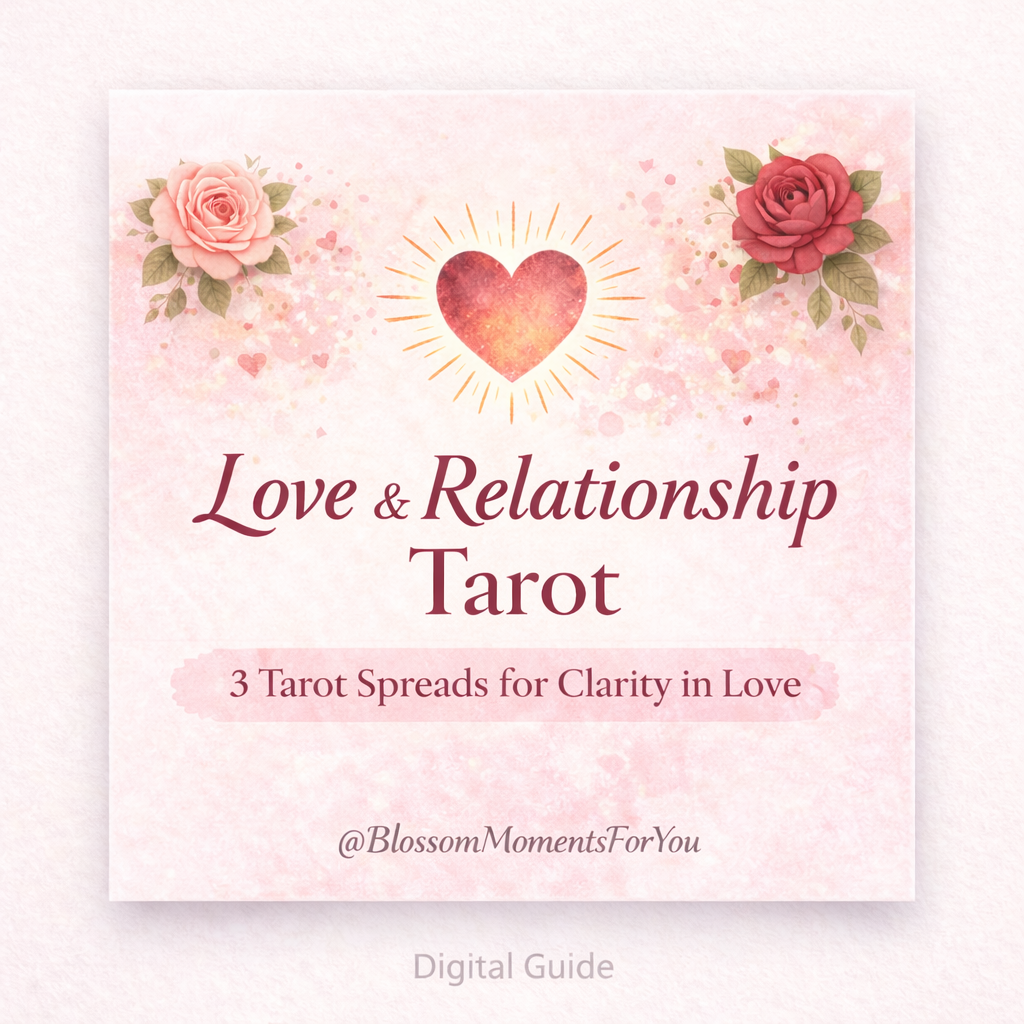 Love and relationship tarot by blossom moments for you