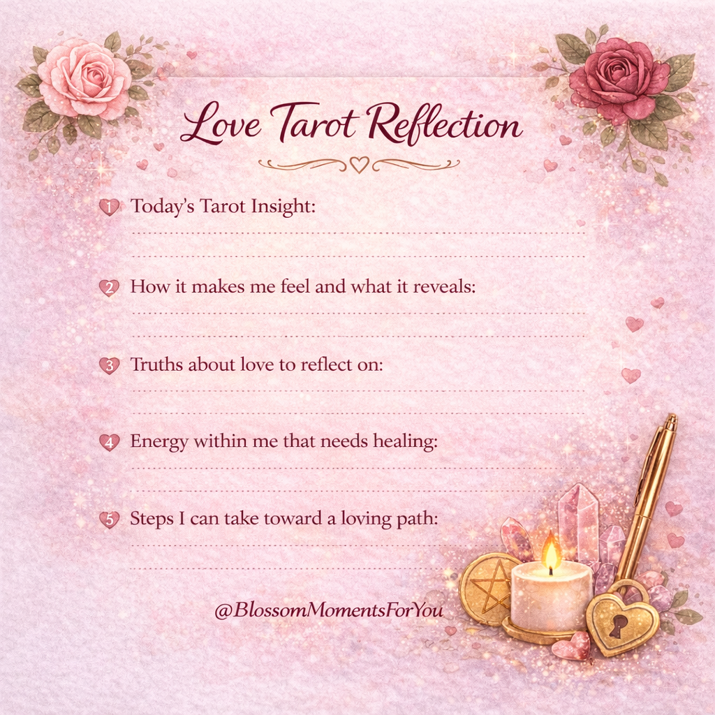 Love and relationship tarot by blossom moments for you
