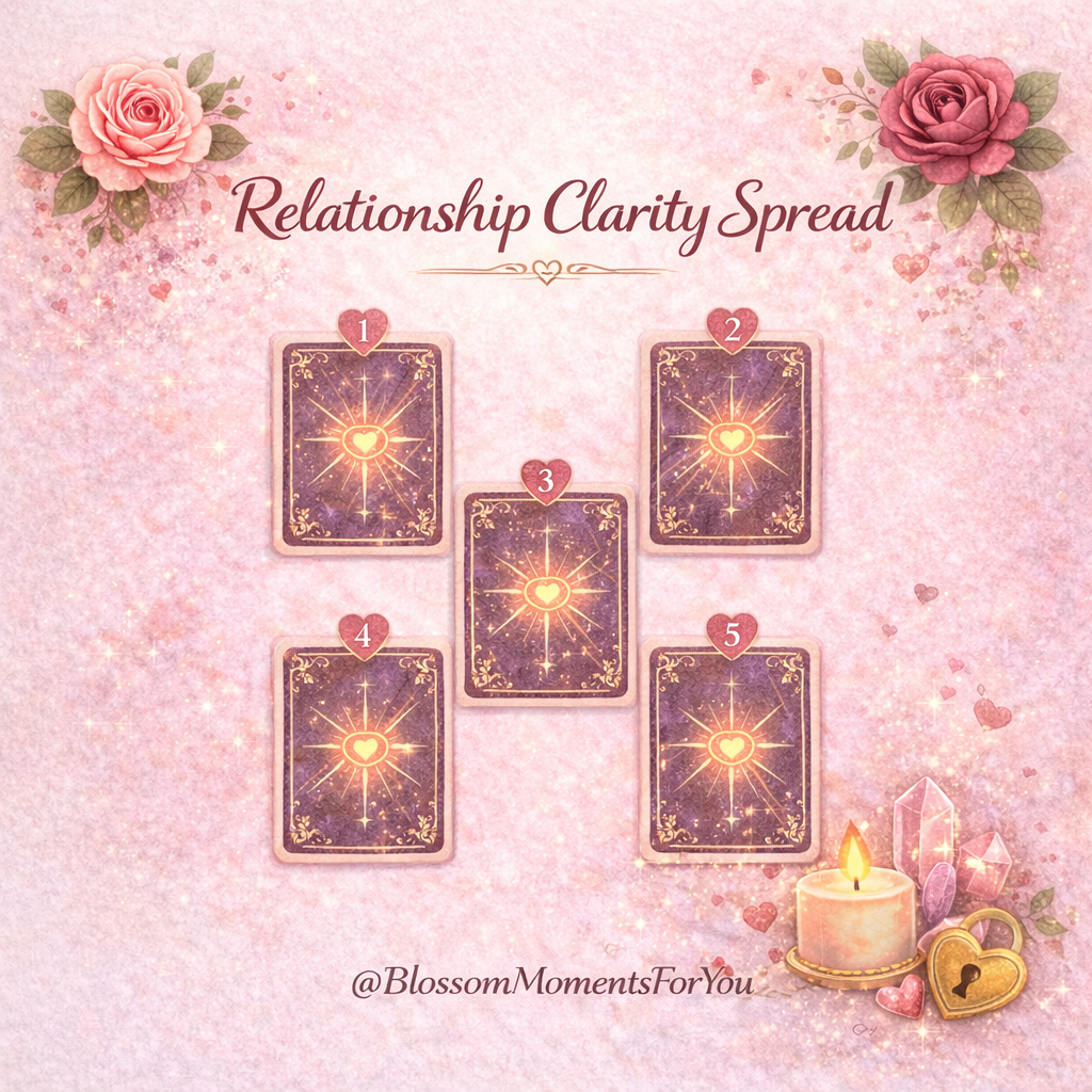 Love and relationship tarot by blossom moments for you