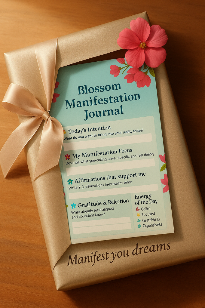 Blossom Manifestation Journal