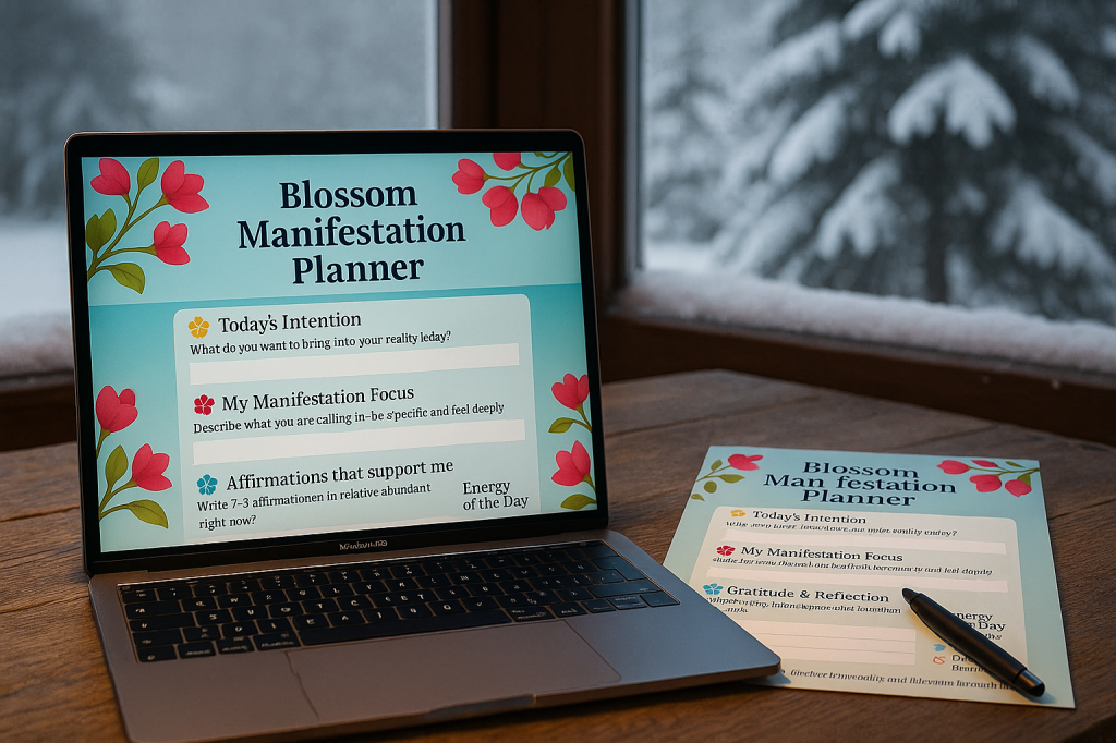 Blossom Manifestation Journal