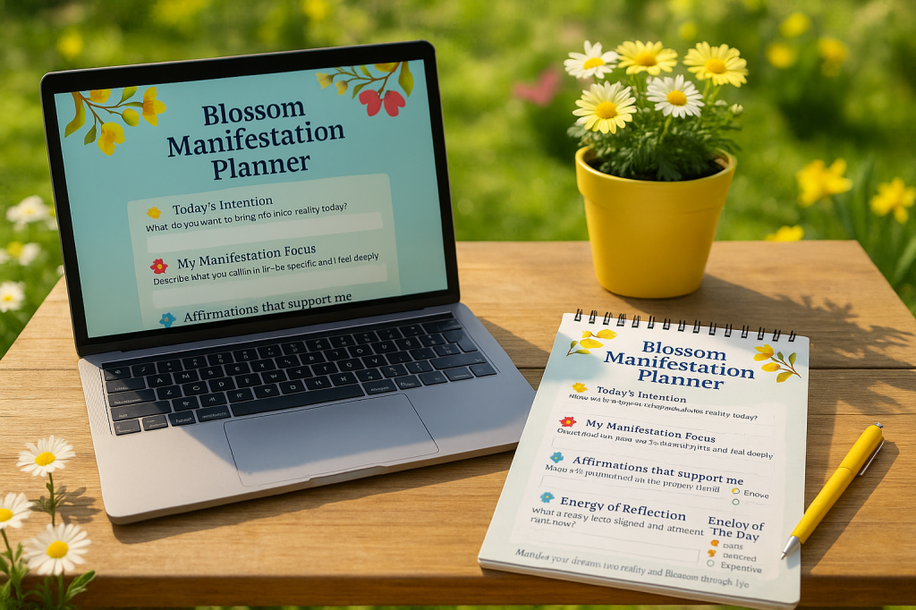 Blossom Manifestation Journal