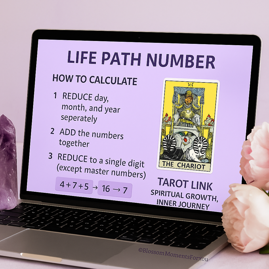 Numerology & Tarot Blossom Moments For You