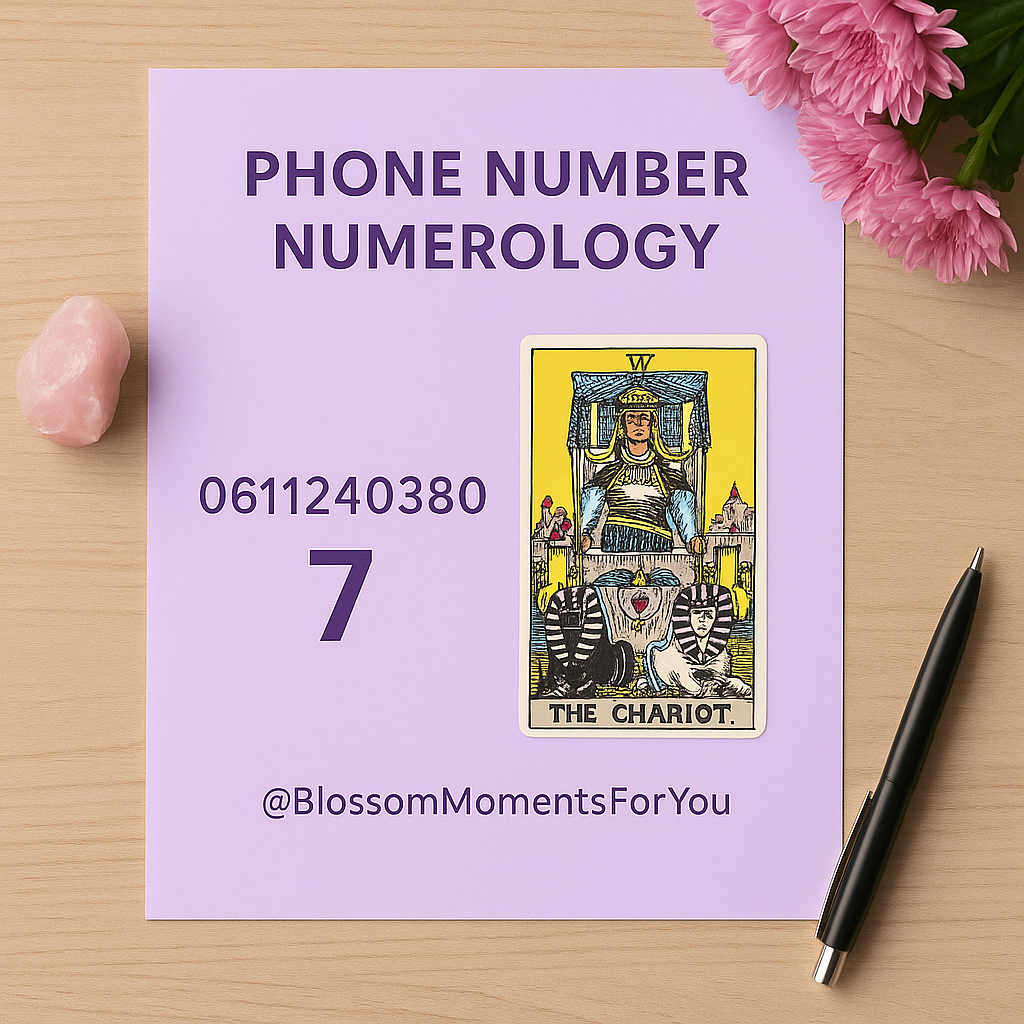 Numerology & Tarot Blossom Moments For You