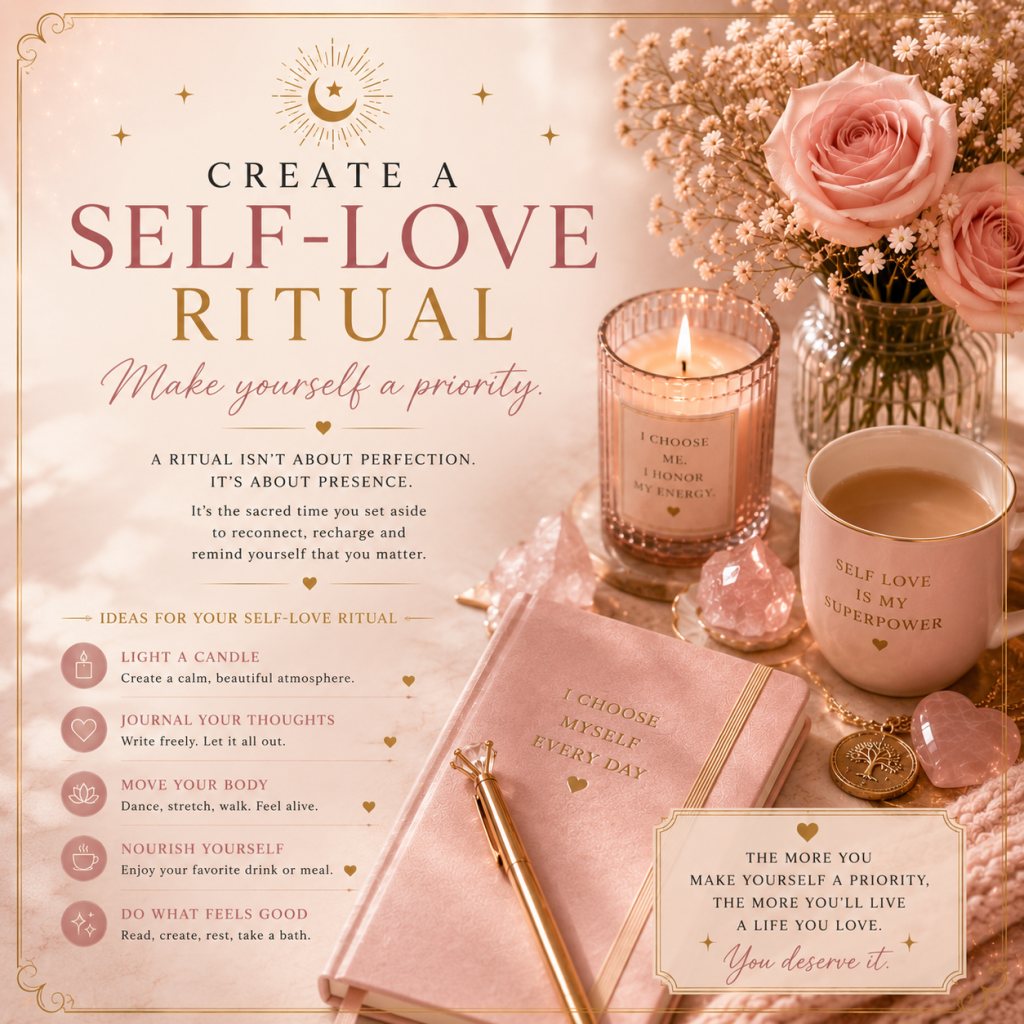 Sign your Self-love contract by Blossom Moments For You