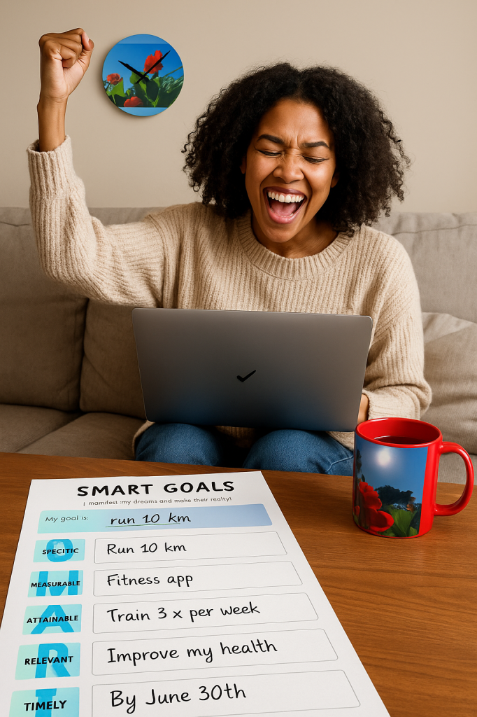 SMART goals planner digital download
