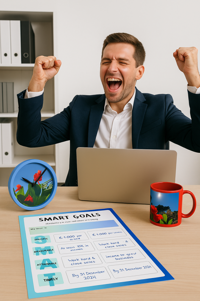SMART goals planner digital download