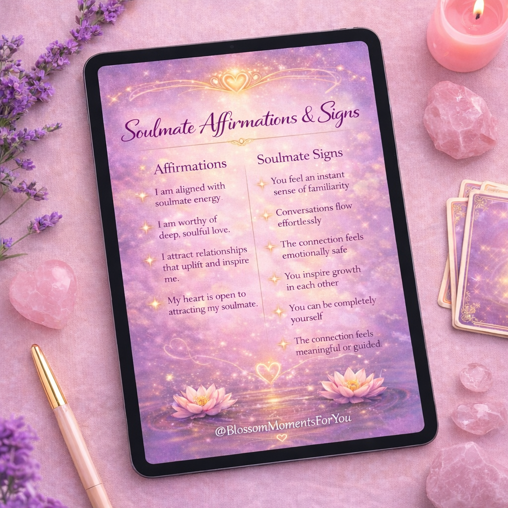 Soulmate Love Tarot by Blossom Moments For You