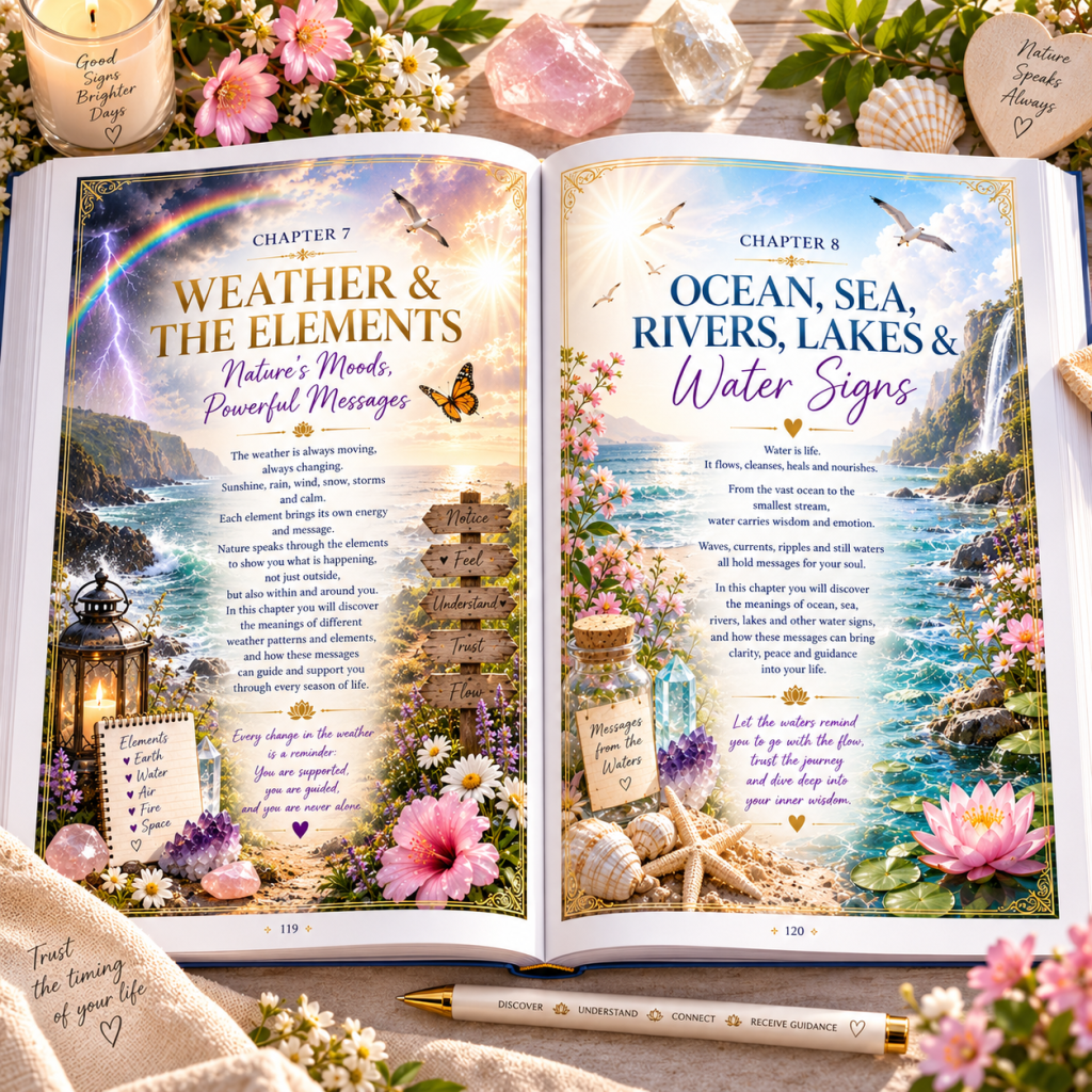 SPIRITUAL SIGNS FROM NATURE Blossom moments for you