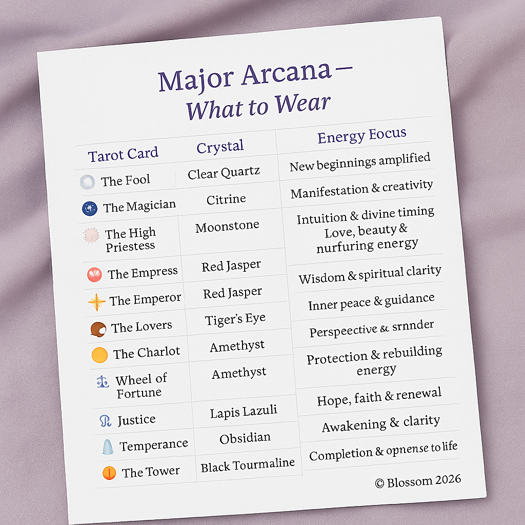 Tarot & Crystals Guide Blossom