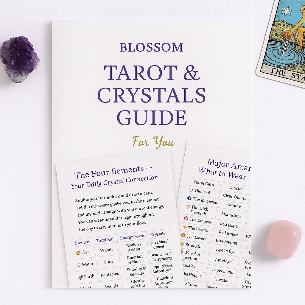 Tarot & Crystals Guide Blossom