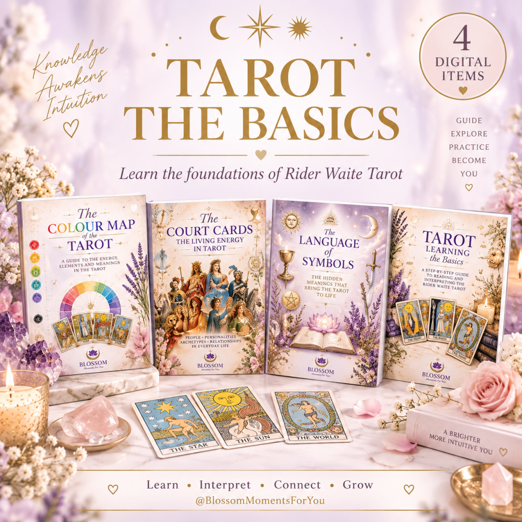 Tarot learn the basics rider waite tarot full course by blossom moments for you