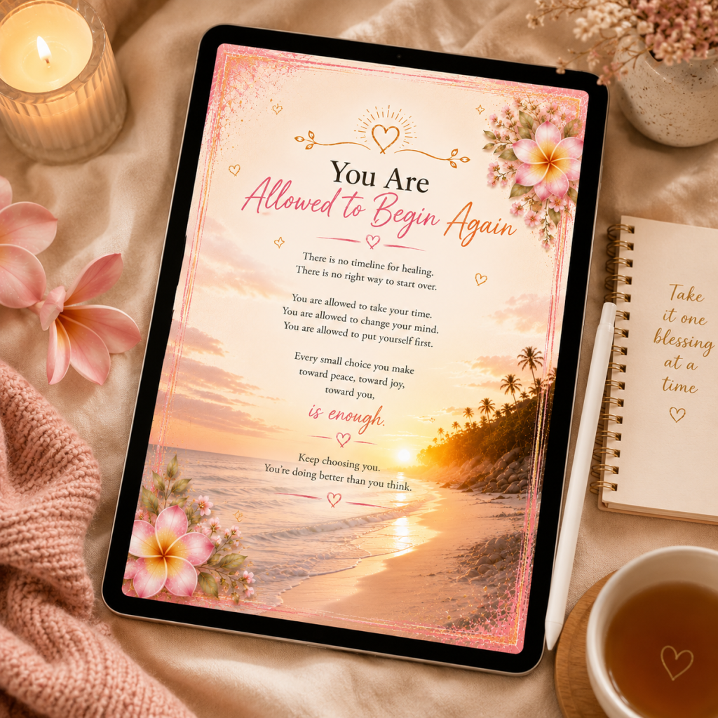 The Art of Starting Over Gentle Guidance for Difficult Times