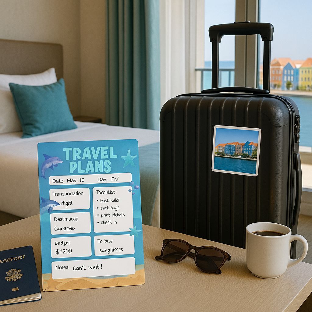 Travel plans digital download